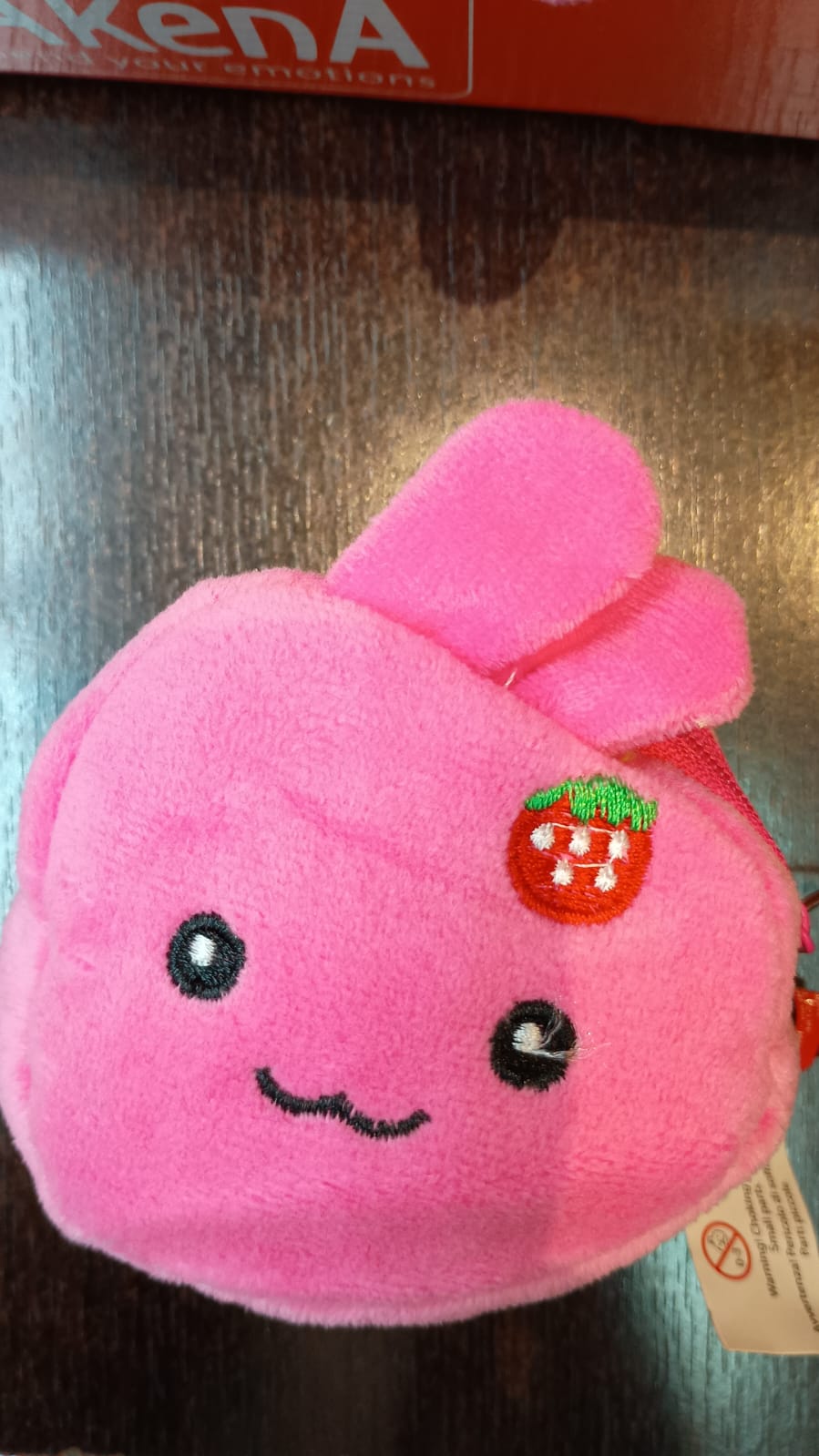 Mini pochette di peluche CONIGLIO